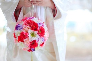 実際の花材を使って体験できる!フラワー体験コース