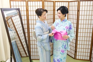 【女性限定】浴衣で着付レッスン90分