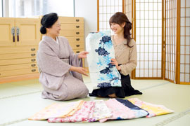 選べて嬉しい!ゆかた1回レッスン