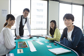 [大阪府]カジノディーラー総合 １年エキスパートコースの講座イメージ
