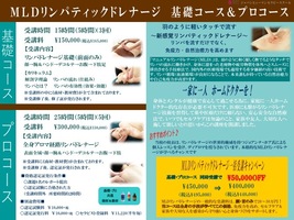 [福岡県]MLDリンパティックドレナージ プロコースの講座イメージ