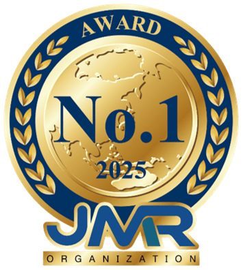 JMR Awards 2025 No.1バッジ
