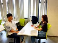 日本語学校併設ならではの留学生とのコミニュケーショントレーニングで実践力を磨きます！
