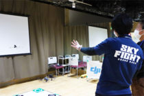 無料体験会のフライト体験の様子