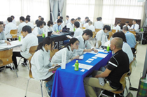 学校行事の中で就職活動も出来てしまうので安心。