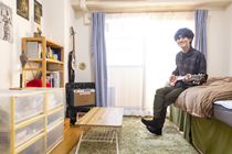 キャンパス周辺の徒歩圏内に13棟600室の<br />
学生マンションを完備！