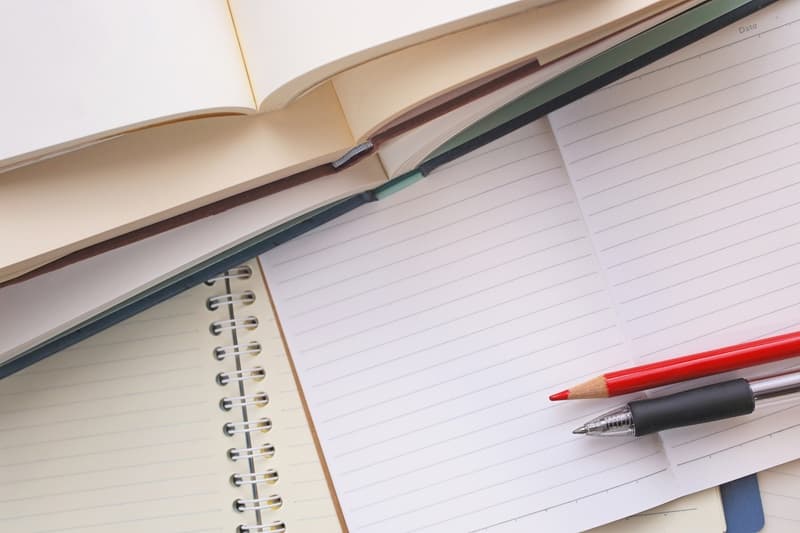 ノートとペン