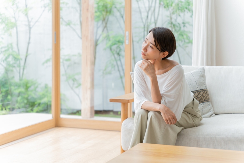 憂鬱な女性